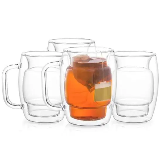 JoyJolt&reg; Cadus Double Wall Tea Glasses, 4ct. {1}