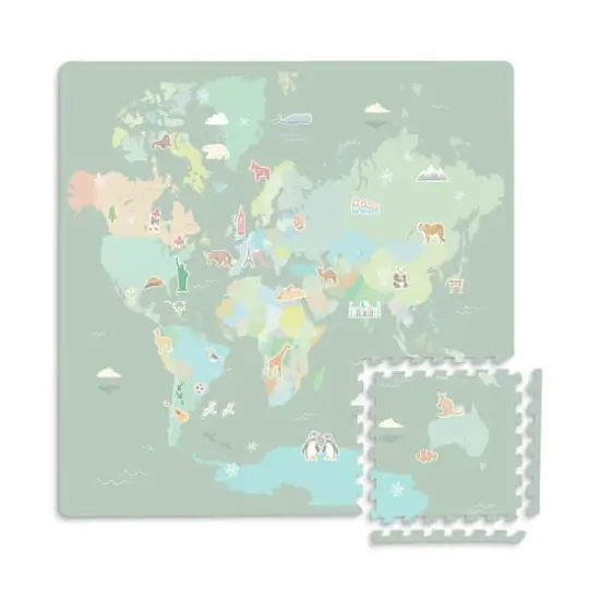 FloorPops Around the World Interlocking Floor Tiles {1}