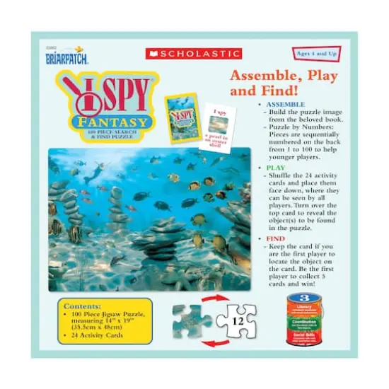 I Spy Fantasy Search & Find Puzzle: 100 Pcs {3}