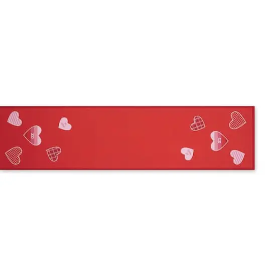 DII&reg; 54" Hearts Embellished Table Runner {3}