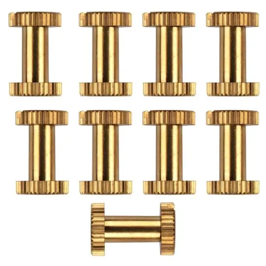 Dritz&reg; Home Brass Short Post Chicago Screws, 3ct. {3}