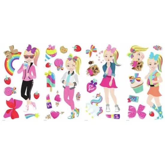 RoomMates Jojo Siwa Cartoon Peel & Stick Wall Decals {3}