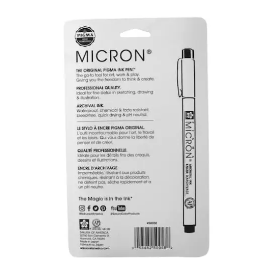 Micron&reg; Black Fine & Bold Line Ink Pens, 6ct. {3}