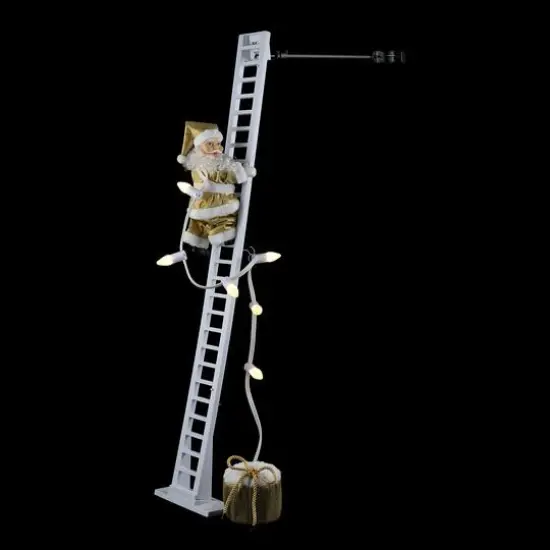 90th Anniversary Collection 43" Animated & Musical Super Climbing Santa {6}