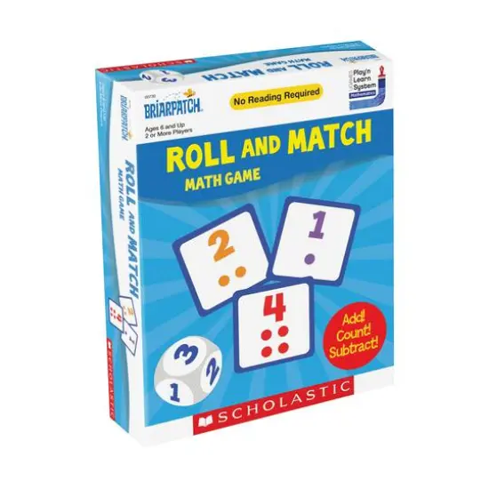 Scholastic Roll and Match Math Game {1}
