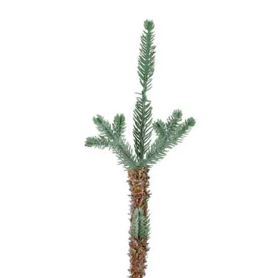 3ft. Unlit Snow-Covered Slim Pine Artificial Christmas Tree in Jute Base {6}