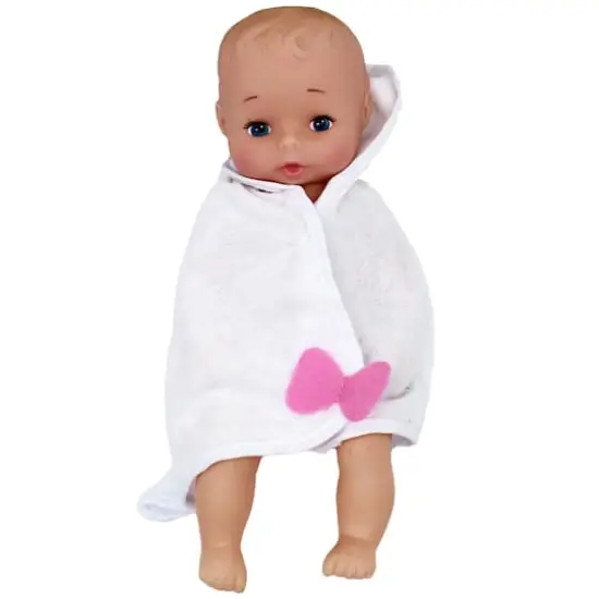 Goldberger Baby's First&reg; Bathtime with Softina&trade; 11" Baby Doll with Pink Towel  {1}