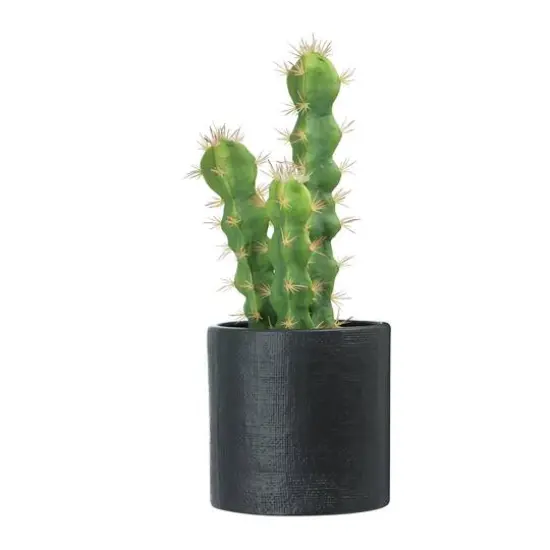 Hello Honey&reg; 7" Stoneware Planter Black {6}