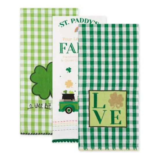 DII&reg; St. Paddy's Farm Dishtowel Set {3}