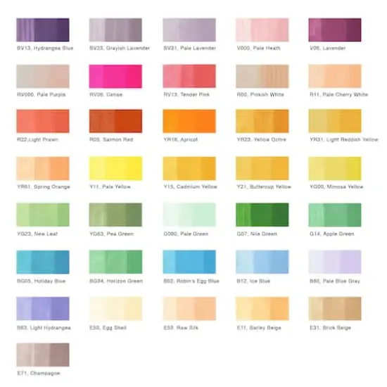 Copic&reg; Ciao 36 Color Marker Set C {3}