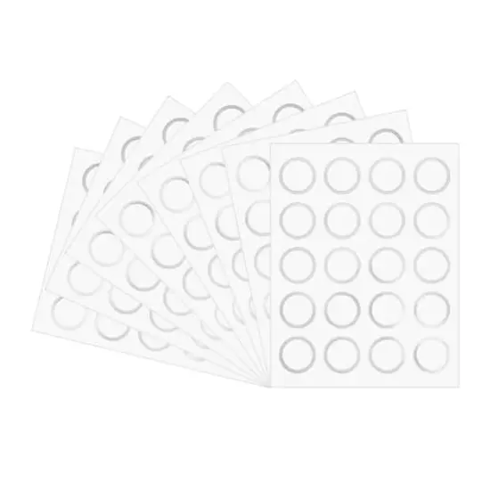 Silver Border Round Label Stickers by Recollections&trade; {4}