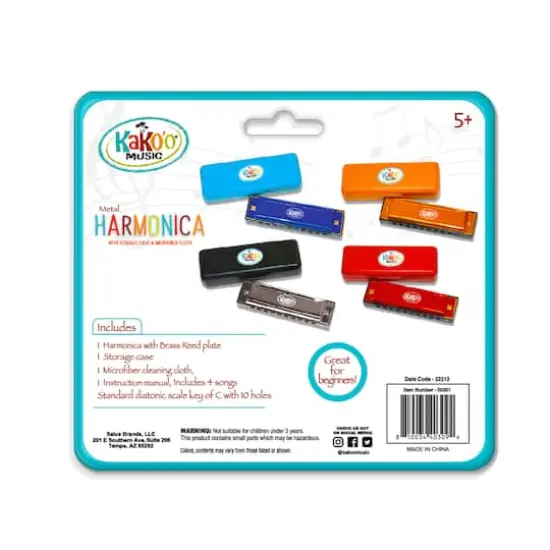 Salus Kako'o Silver Classic Metal Harmonica {5}