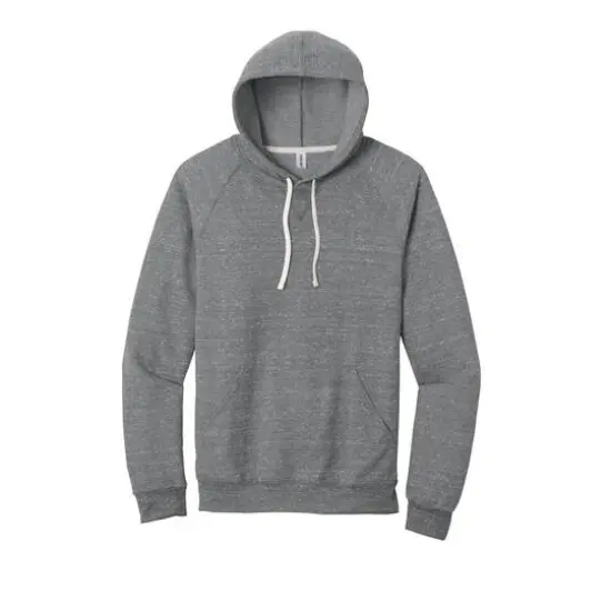 JERZEES&reg; Snow Heather French Terry Raglan Hoodie Charcoal {1}