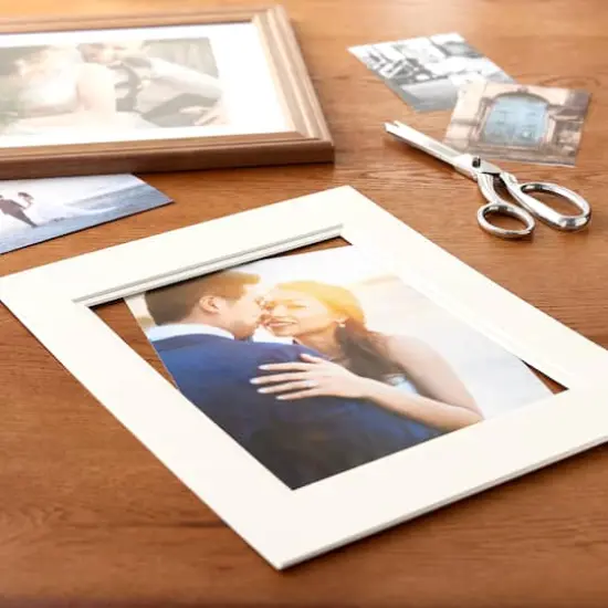 11" x 14" Double Mat By Studio D&eacute;cor&reg;, 8" x 10" Opening Linen/Linen {3}