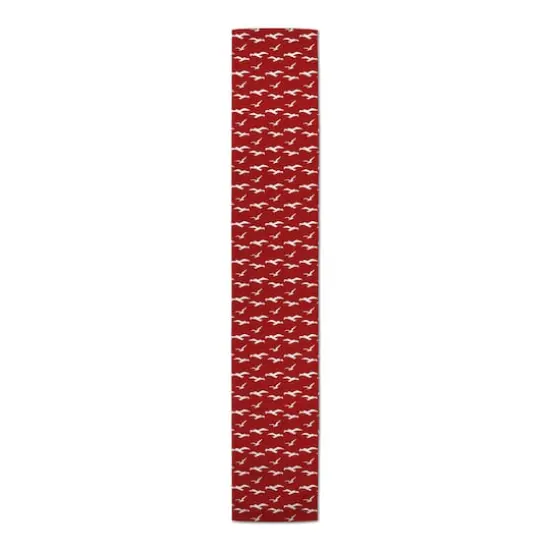 Seagulls Table Runner Red {1}
