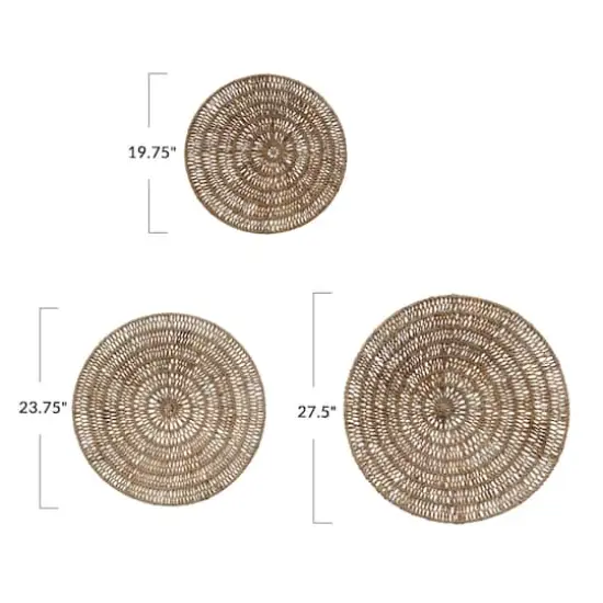 Hello Honey&reg; Woven Banana Bark Wall D&eacute;cor Set {11}