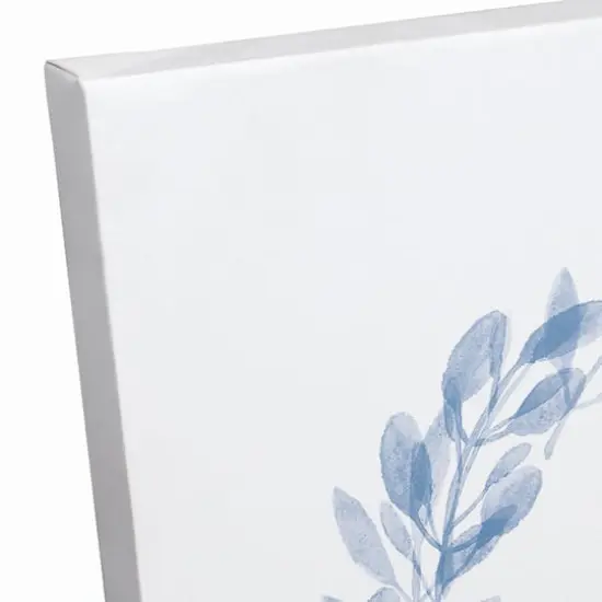 Shalom Def Wreath Blue 16x16 Canvas Wall Art {4}