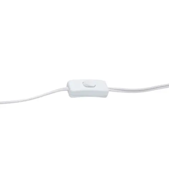 Simple Designs Green & White Glass Raindrop Table Lamp {11}