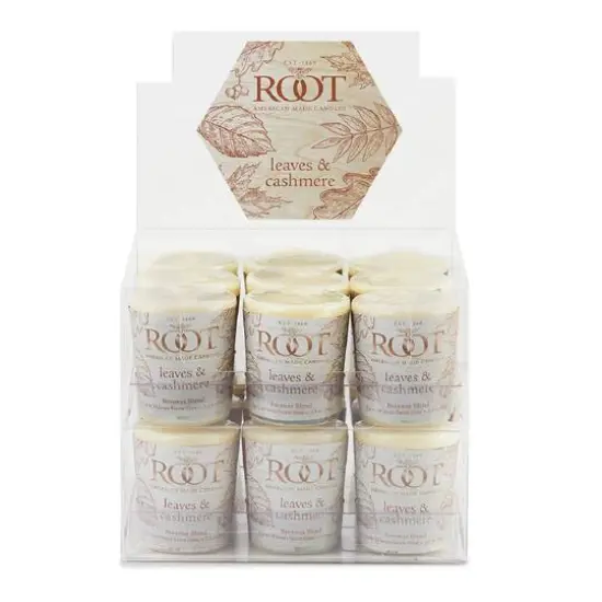 Root Candles Scented 20 Hour Beeswax Blend Votive Candles, 18ct. Leaves and Cashmere {1}