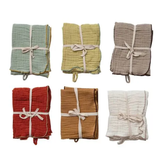 Hello Honey&reg; Woven Cotton Double Cloth Tea Towels Set {1}