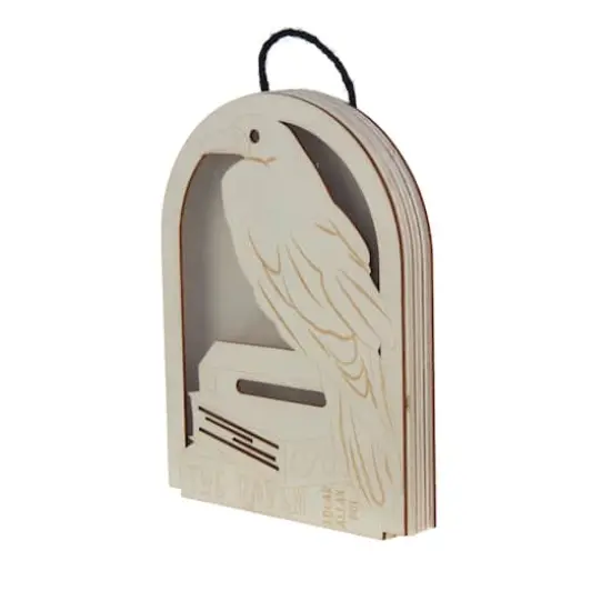 8" Raven DIY LED Plywood D&eacute;cor by Make Market&reg; {4}