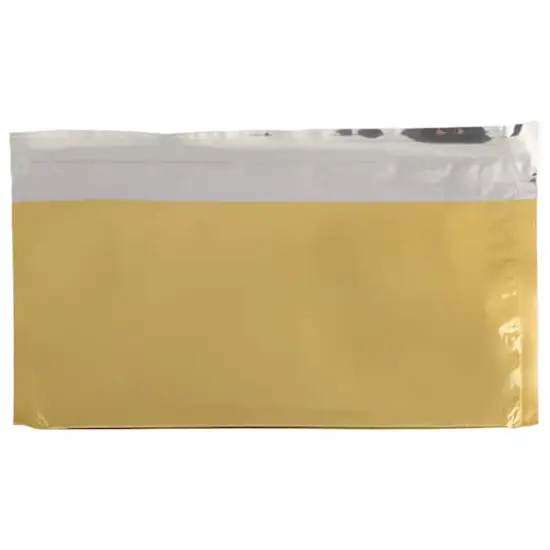 JAM Paper 4" x 9.5" Foil Business Envelopes, 25ct. Gold {5}