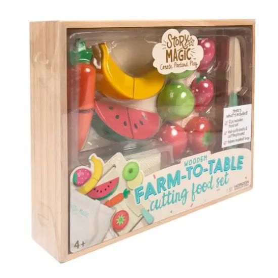 Story Magic Farm-to-Table Cutting Food Playset {5}