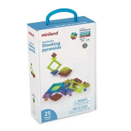 Miniland Translucent Stacking Pyramids {4}