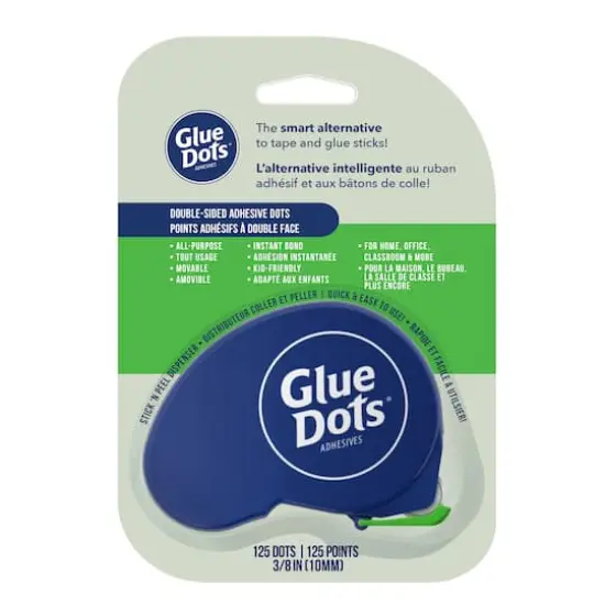 Glue Dots® 3/8" Double-Sided Adhesive Dots Dispenser {1}
