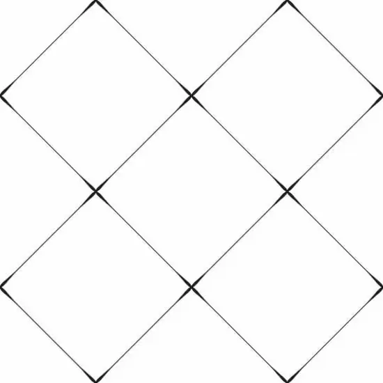 RoomMates Diamond Tile Geo Peel & Stick Wallpaper Black/White {1}