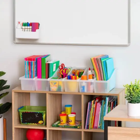 IRIS Clear Connecting Book Bin {7}