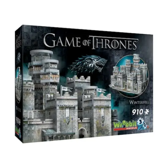 Wrebbit 3D Puzzle&trade; Game of Thrones&trade; Winterfell 910 Piece Puzzle {1}