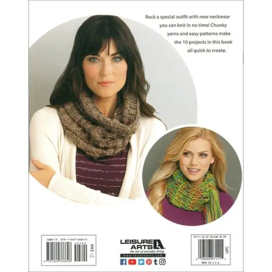 Leisure Arts&reg; Quick Knit Neckwear Book {3}