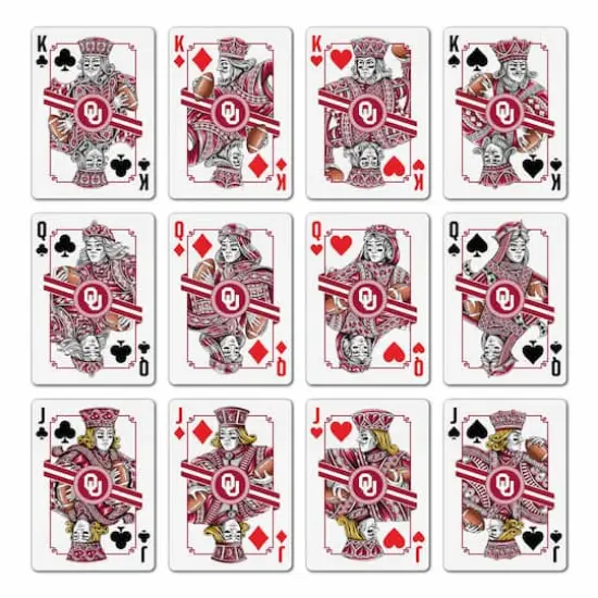 NCAA Classic Series Playing Cards Oklahoma Sooners {4}