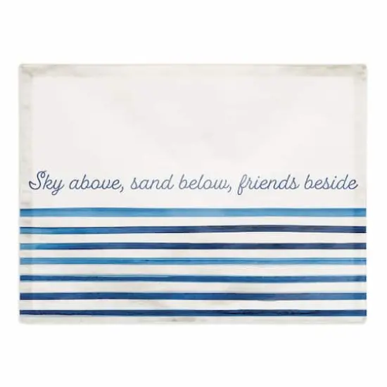 Sky Above Sand Below Cotton Twill Placemat {1}
