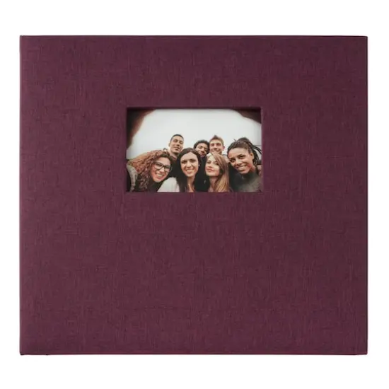 12" x 12" Linen Scrapbook Album by Recollections&trade; Purple {1}