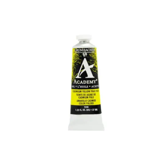 Grumbacher&reg; Academy&reg; Oil Color, 37mL Cadmium Yellow Pale Hue {1}