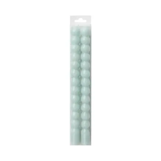 10" Unscented Bubble Taper Candles, 2ct. by Ashland&reg; Light Blue {1}