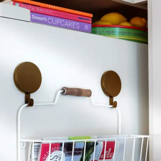 Haute Decor 3.75" Attract Magnetic Textured Wreath Hanger, 2ct. Brown {4}