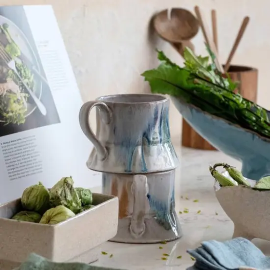 Hello Honey&reg; 3.5" Autumnal Harmony Reactive Glaze Mugs, 4ct. {3}