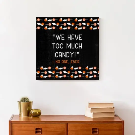 Too Much Candy Canvas Wall Art {5}