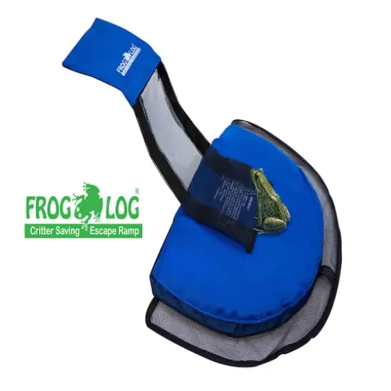 Swim Central 25.5" Blue & Black Swimming Pool Critter Saving Escape Ramp {5}