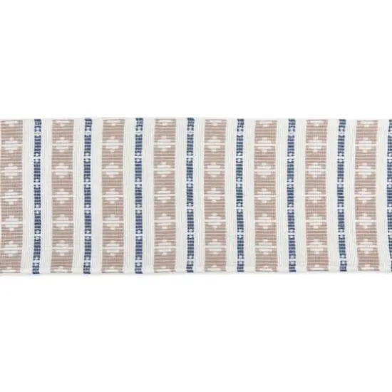 DII&reg; 108" Colby Southwest Table Runner French Blue/Stone {4}