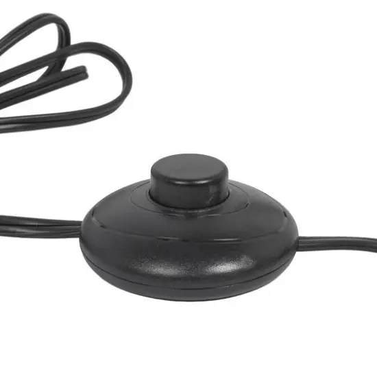 Hello Honey&reg; 5ft. Mid-Century Modern Wood Floor Lamp with Burlap Drum Shade {9}