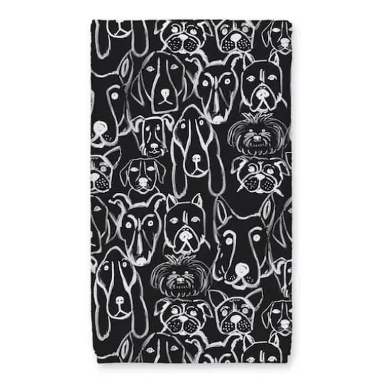 Funny Dog No.2 Tea Towel Set {4}