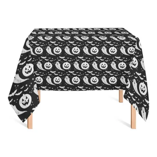 58" Ghouls & Pumpkins Tablecloth {3}