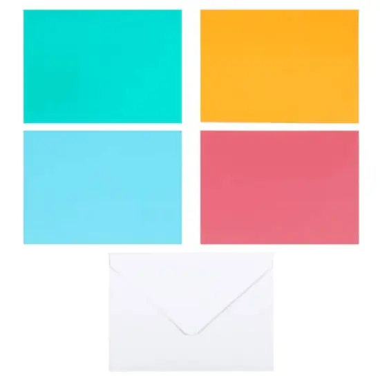 Solid Rainbow Cards & Envelopes by Recollections&trade;, 5" x 7" {3}