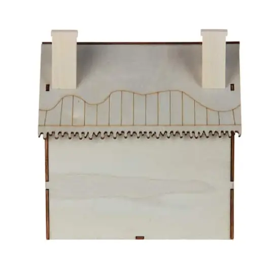 6.25" Unfinished Country House DIY LED Wood D&eacute;cor by Make Market&reg; {6}