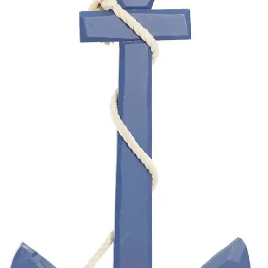 Blue Coastal Anchor Wood Wall D&eacute;cor {4}