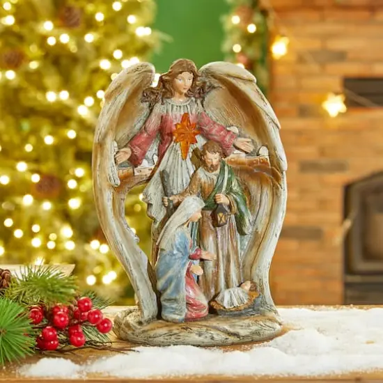 Glitzhome&reg; 11" Nativity D&eacute;cor {3}